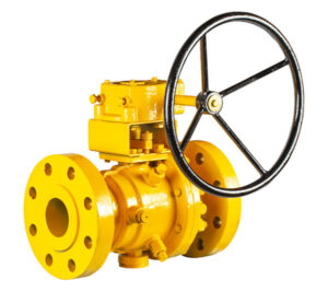 Ball-valve-trunnion-Mounted-Gear-Operated-Flange-end-900#